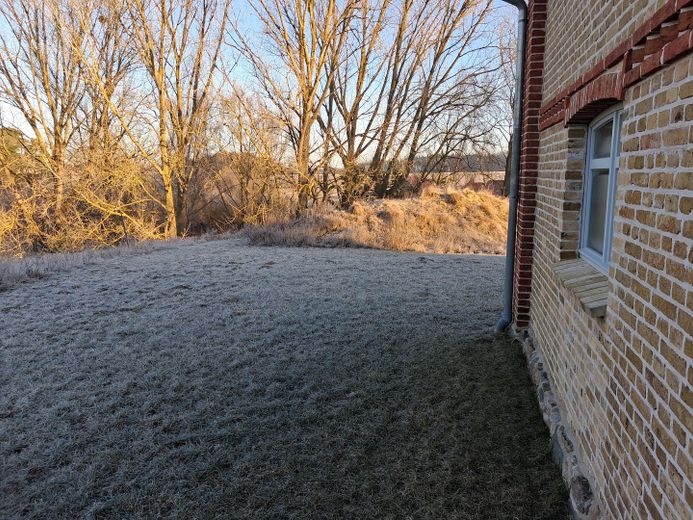Außergewöhnliches Wohnhaus in freier Natur – Blick in den Garten