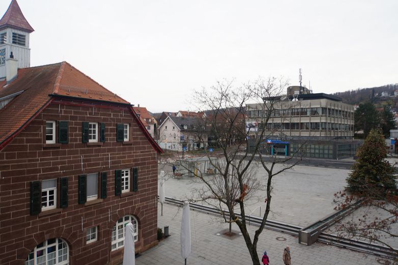 Balkon - Blick auf die Stadt