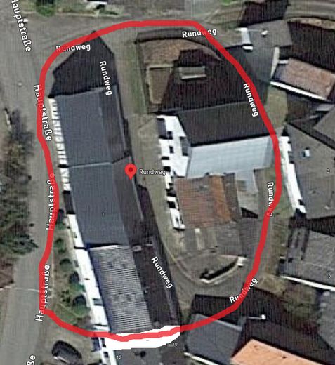 Das Anwesen von Oben