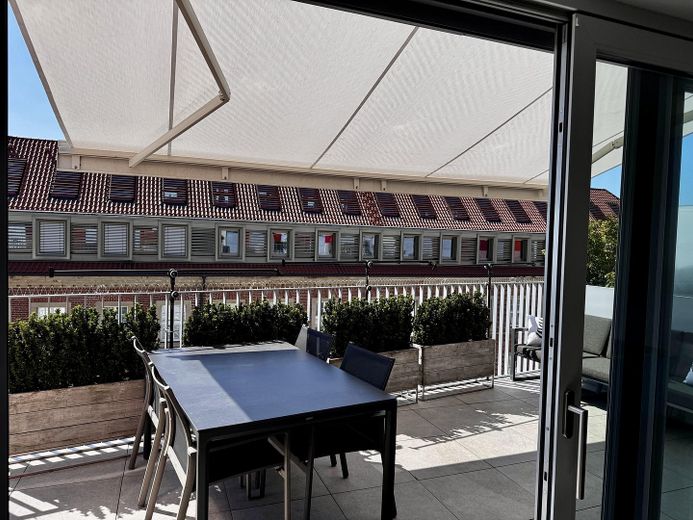 Penthouse met sauna, open haard, SmartHome, 2 TG-plaatsen direct bij het St. Franziskus-hospital – 10 Dachterrasse