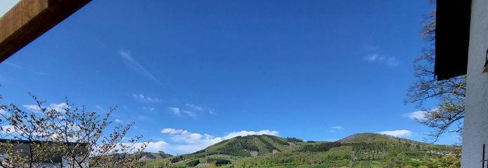 Blick von Terrasse ins Tal