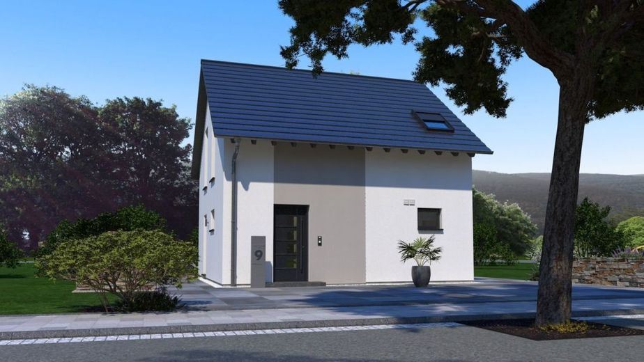 KLEIN, ABER OHO: UNSER DURCHDACHTES DESIGNHAUS – Ansicht Eingang