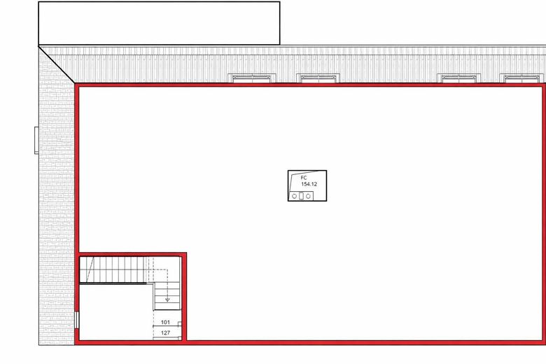 Grundriss ohne Trennwände