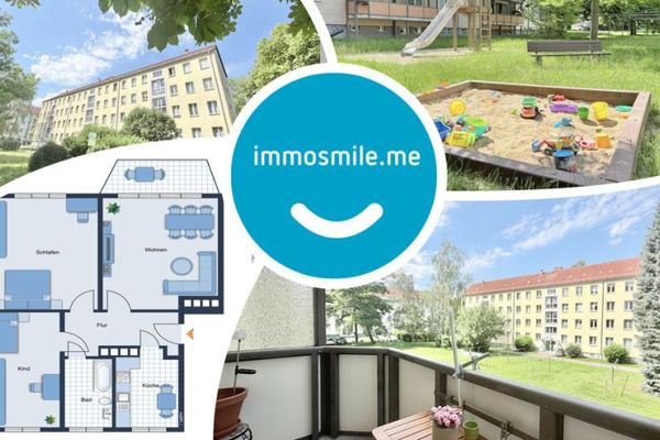 3 locali • appartamento di proprietà • con balcone • posto auto • affittato • posizione tranquilla • a Chemnitz