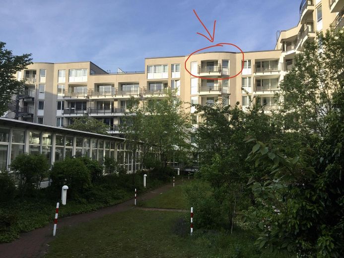 Loft an der Elbe mit Balkon und Blick auf den Elbtower, neben Hafencity – Lage der Wohnung