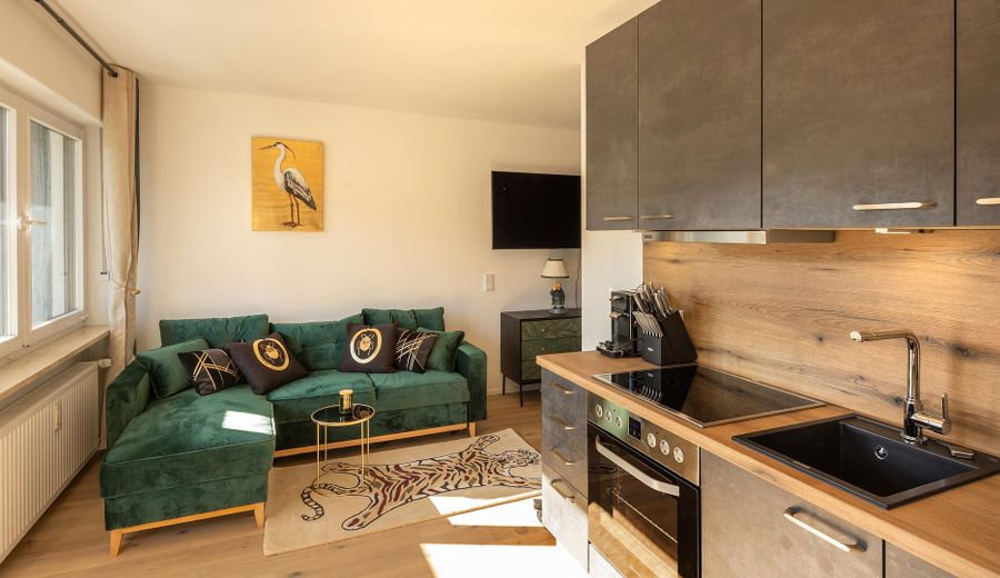Wunderschöne City Wohnung im Zentrum von Dachau mit Blick auf den Schlosspark! Vollständig möbliert. – Foto 4