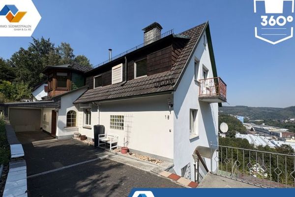 VR IMMO: |PROCEDURA DI OFFERTA| Casa unifamiliare o bifamiliare in posizione collinare attraente a Werdohl.
