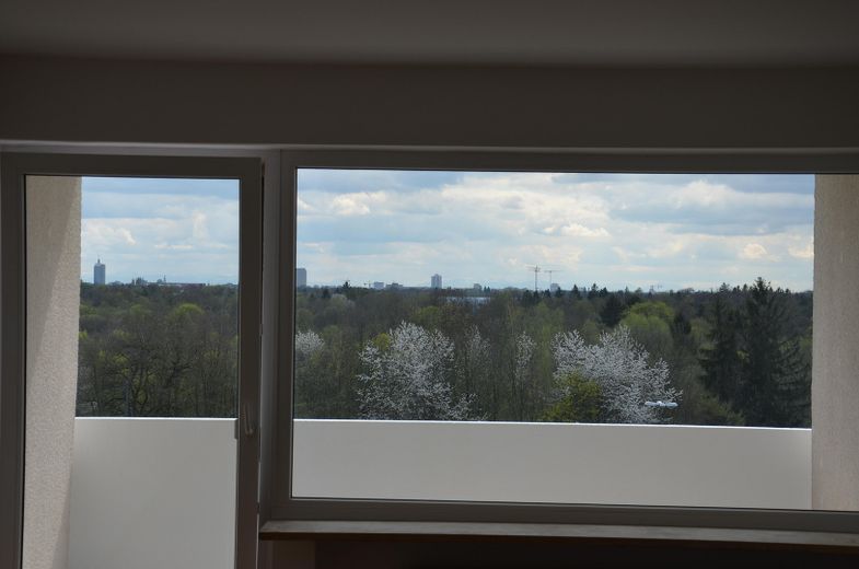 Blick aus dem Wohnzimmer