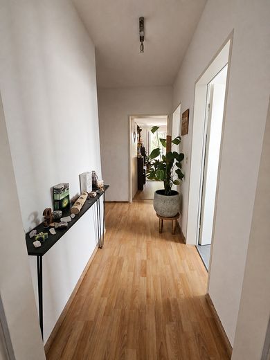Provisionsfrei: Gepflegte 3-Zimmer-Wohnung mit Südwestbalkon – ab Dezember bezugsfrei – Heller Flur