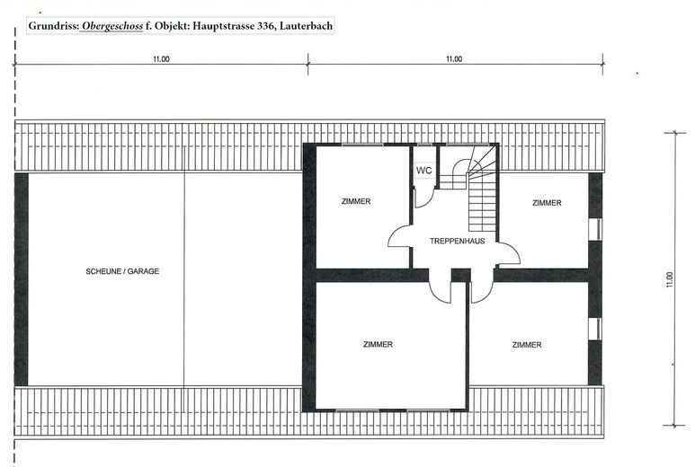 Einfamilienhaus mit viel Platz  – ideal für Familien mit großem Grundstück, Garten und Garage – Grundriss OG