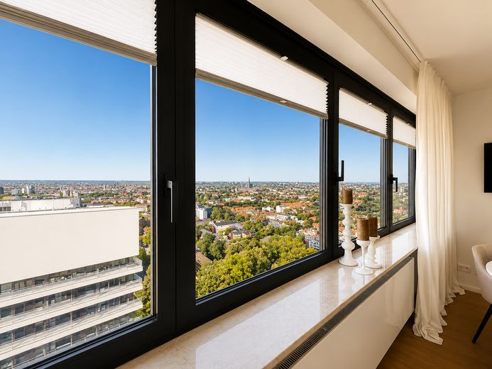 Fully furnished high-rise residence – 29F/ W1 – panoramic views over Hamburg – Foto 5