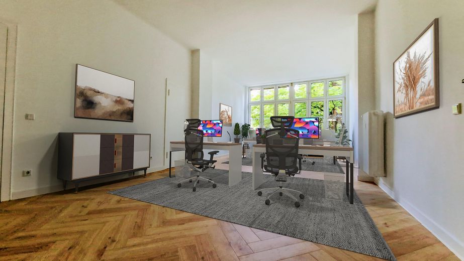 Charaktervolles Altbau-Büro mit All-inclusive-Service in Bürogemeinschaft – Einzelbüro