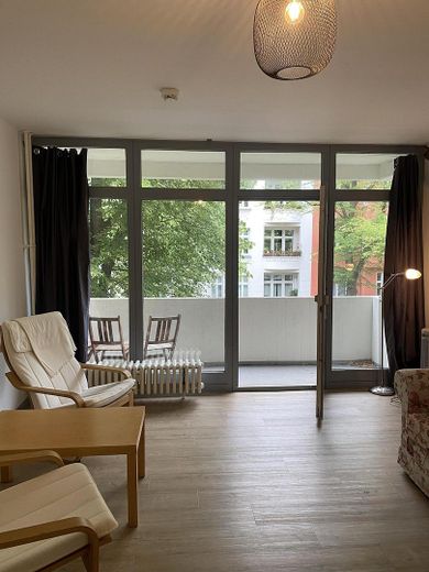 1-Zimmer-Apartment in Berlin Tempelhof - perfekt für Studierende – Wohnzimmer