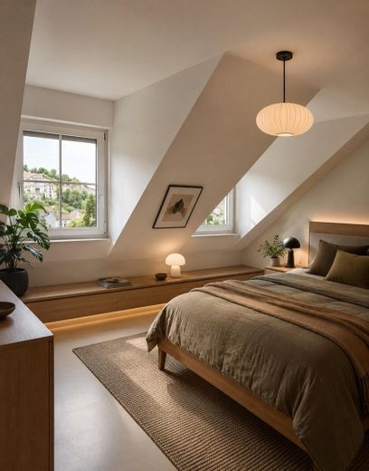 Einziehen & genießen: Provisionsfreie DHH am Moniberg mit traumhaftem Fernblick, Sauna & 3 Terrassen – Beispiel Möblierung
