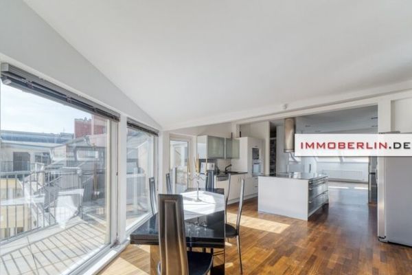 IMMOBERLIN.DE - شقة فاخرة في الطابق العلوي مع تراس شمسي هادئ