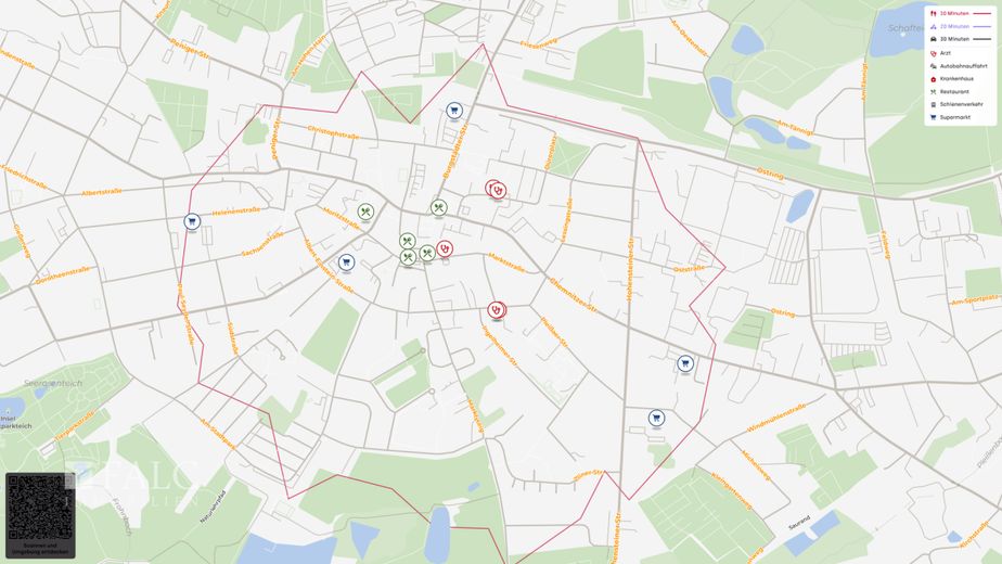 Mehrfamilienhaus mit Potenzial – Lageplan