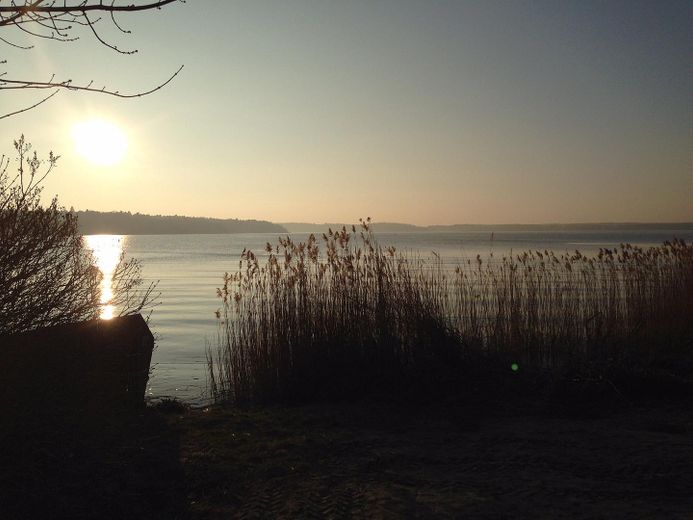 Badestelle bei Nacht