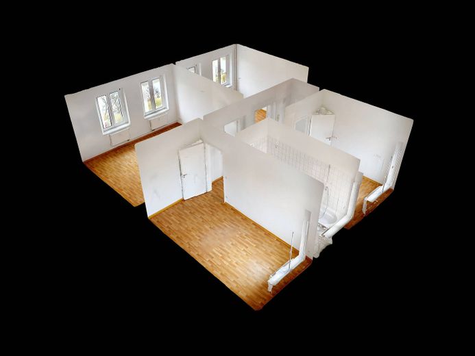 **LIVE RENT-FREE FOR 3 MONTHS** A place to feel at home: Bright 3-room apartment with a bathroom featuring natural light – 3D-Ansicht Grundriss
