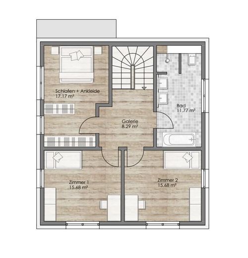 LU Melm | Modernes u. klimatisiertes Einfamilienhaus mit Pool & Garten – OG