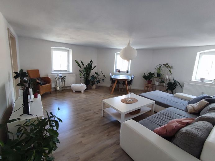 4 Zimmer in der Fußgängerzone von Bayreuth, inklusive Küche – Wohnzimmer