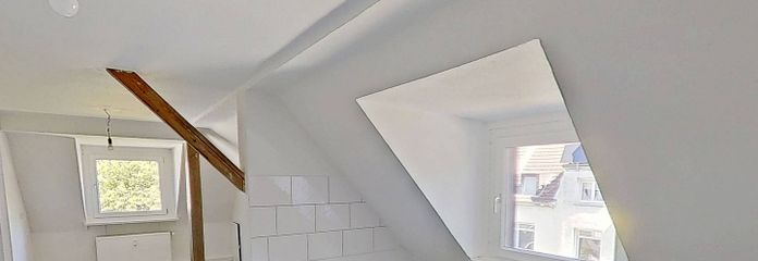 Moderno appartamento di 3 locali con bagno finestrato e tanti comfort a Duisburg-Meiderich – Ansicht I: Wohn- und Esszimme…