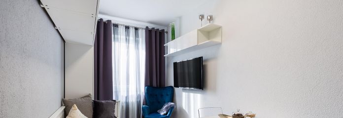 Smartes Business-Apartment: Stilvoll möbliert & modernisiert (All-in Miete) – Zimmer