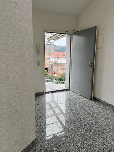 Cosy 2-room penthouse apartment with balcony and fitted kitchen in Wehr – Ausgang
