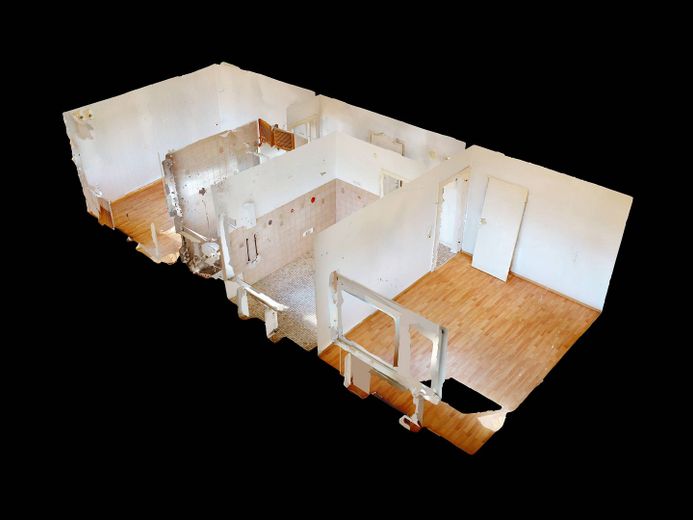 Abitare in tranquillità a Weilerswist: luminoso appartamento di 2 locali con BALCONE – 3D-Ansicht Grundriss