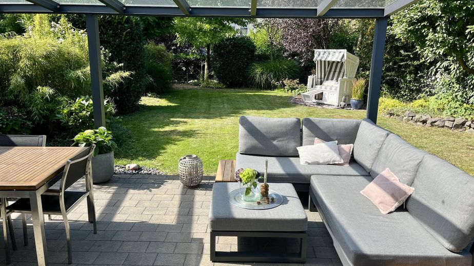 Überdachte Terrasse