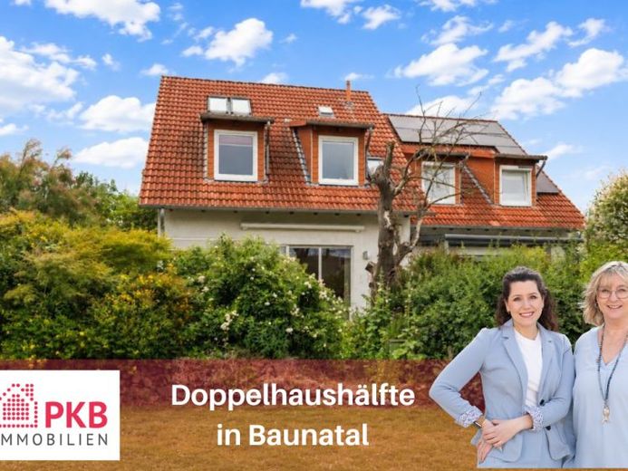 Doppelhaushälfte in Baunatal: 4 Zimmer plus ausgebauter Spitzboden – Foto 1