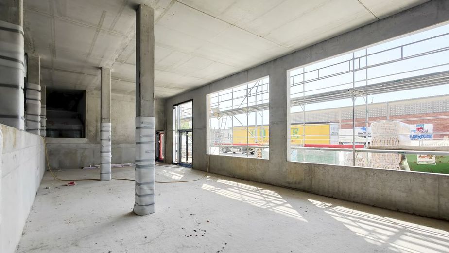 U-Hof3_EG_Gewerbefläche_410m2_Blick-Untere-Ebene