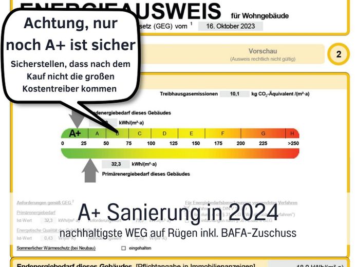 Spektakuläre Penthouse FeWo mit einzigartigen Energiekonzept A* in erster Reihe auf Rügen – Foto 45