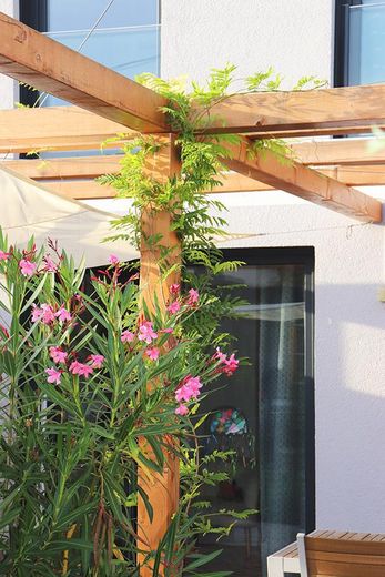 München-Pendler: 20 Min zum Ostbahnhof – modernes, energieeffizientes Haus A+ (2019) – Garten: Pergola /2022