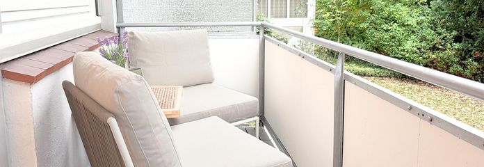 Schlafzimmer - Balkonblick