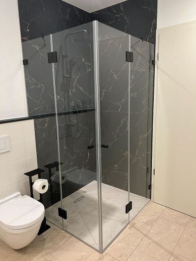 Dusche im Gästebad