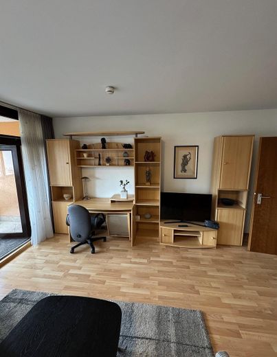 Charmante möbilierte 1-Zimmerwohnung mit Loggia – Wohnzimmer