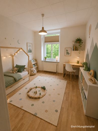 3,5 Raumwohnung 112 qm, saniert mit Gartennutzung im Erdgeschoss – Kinderzimmer