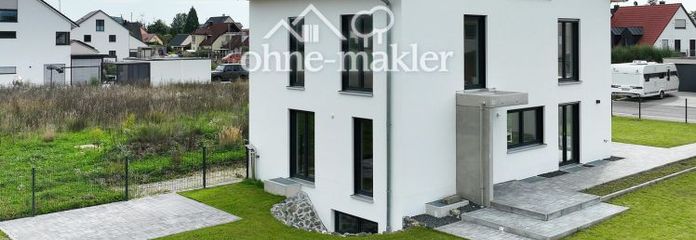Exclusive newly built semi-detached house with a 602 m² plot, studio and state-of-the-art building technology