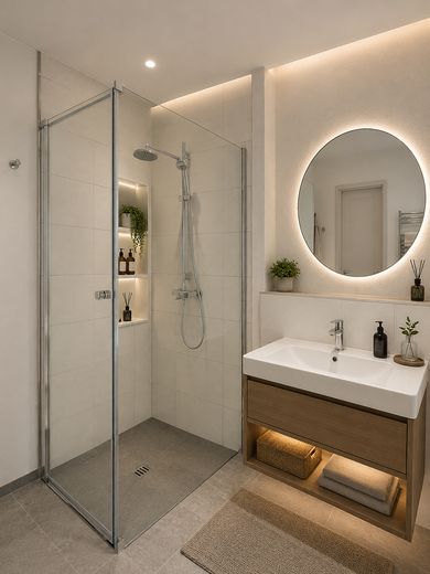 *Neuwertig* 2-Zimmer-Wohnung mit Balkon in Offenbach – Badezimmer