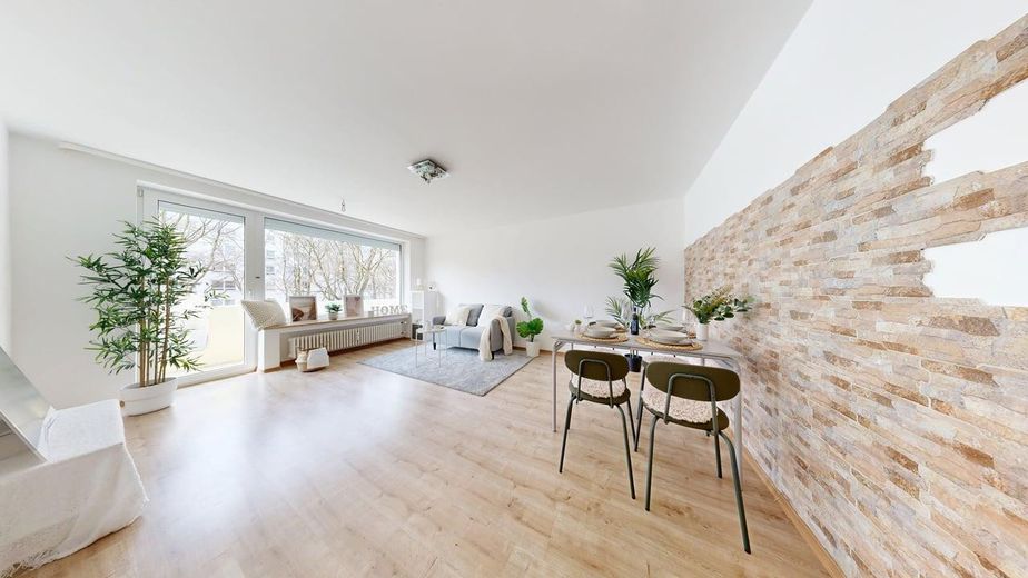 3 Zimmer Wohnung in Haar – ideal für Paare & kleine Familien – Wohnzimmer Bild 3