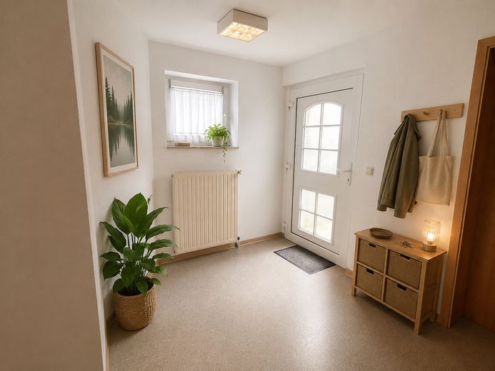 Wunderschönes Einfamilienhaus in ruhiger Wohnlage von Prenzlau – Souterrain Ausgang über Treppe