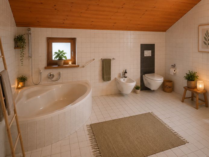 Einfamilienhaus mit 1.600 qm großem Grundstück; Privatverkauf - faires Angebot willkommen – Badezimmer 2 Schlafzimmer 