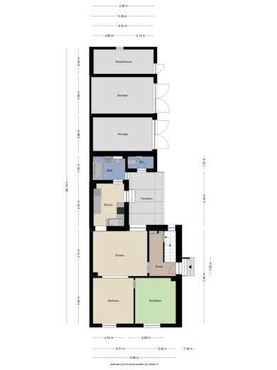 Doppelhaushälfte mit viel Potenzial in Kaarst - ideal für Handwerker &amp; kreative Köpfe – Grundriss-Erdgeschoss