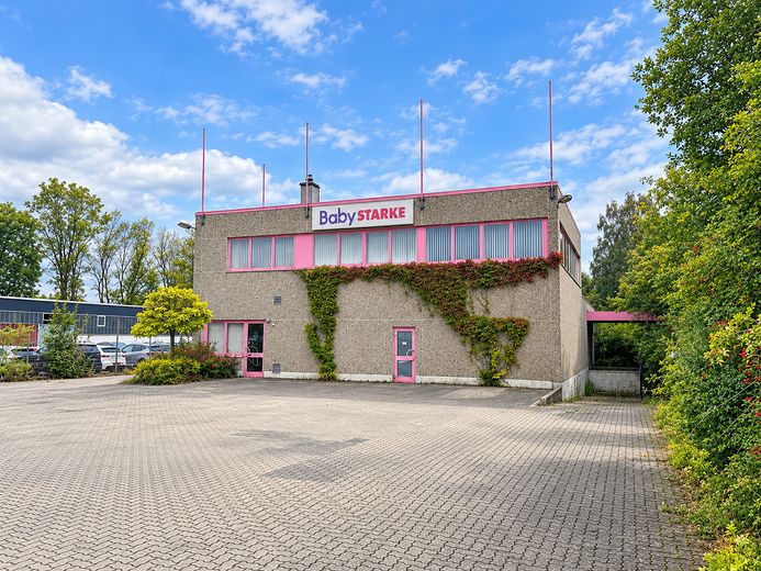 Ca. 1.700 m² Gewerbe-/Lagerfläche in Braunschweig-Stöckheim – befristet zu vermieten – Außenansicht
