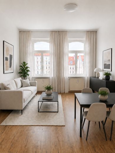 Bezugsfreier Gründerzeit-Altbau · Eckwohnung 3. OG · neue Holzfenster und Treppenhaus 2025 – Foto 3