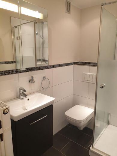 Charmantes 1-Zimmer-Apartment in zentraler Lage von Bad Vilbel – Duschbad