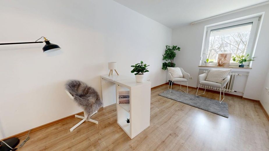 3 Zimmer Wohnung in Haar – ideal für Paare & kleine Familien – Zimmer 2 Bild 3
