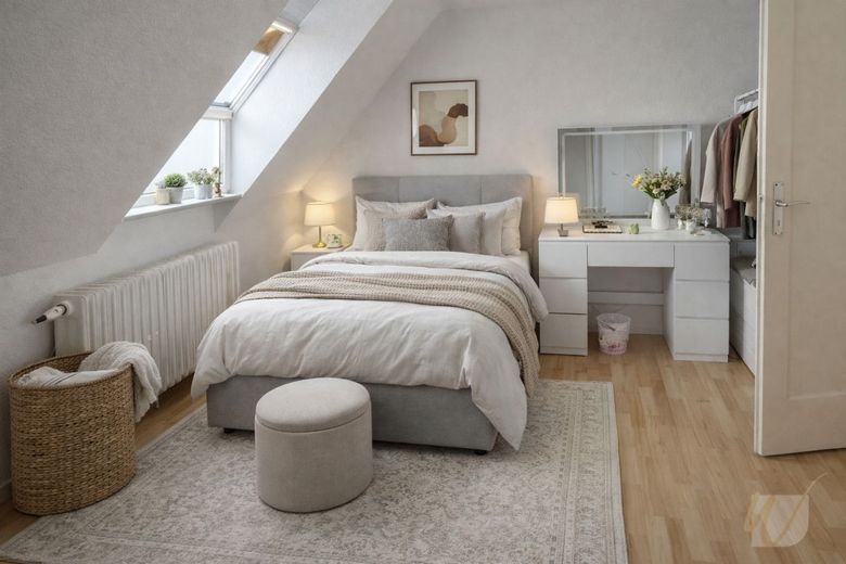 Kapitalanlage mit Zukunft: Attraktive Dachgeschosswohnung in gepflegter Wohnanlage mit Gartennutzung – Schlafzimmer