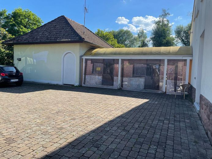 Steakhaus mit Überdachung