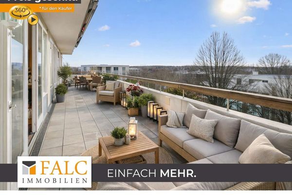 Exklusive Penthouse-Wohnung mit großzügiger Dachterrasse und Bergpanorama